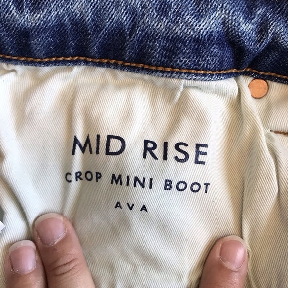 lucky brand jeans mid rise crop mini boot ava 12 31 - Picture 10 of 12